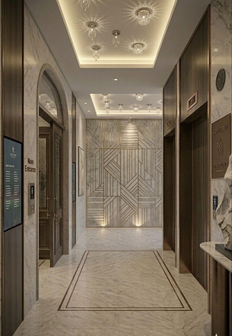 Private Lift Lobby ( Ai Generate Impression )