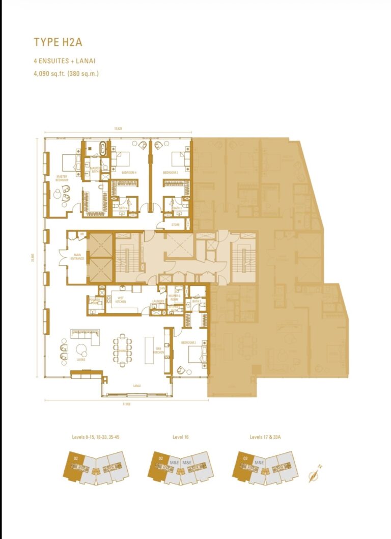 H2A 4090 sf. ( 380 sq.m. )
